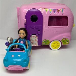 Barbie Chelsea Camper with Pink and Blue